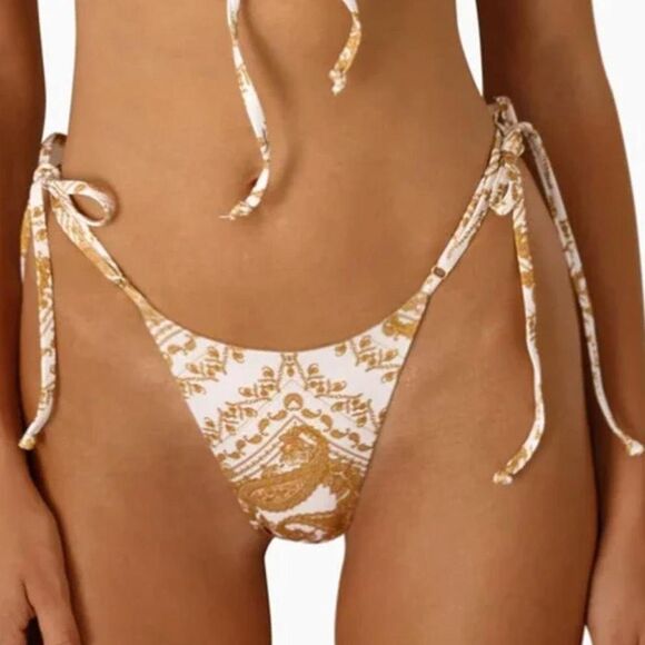 Kya Adelle Bottom in Paisley/Sand - Picture 1 of 8